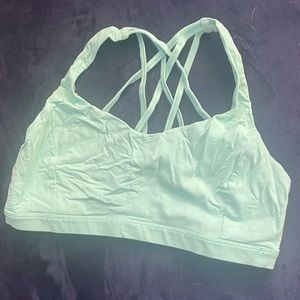 Lululemon sports bra aqua size 12 VGUC